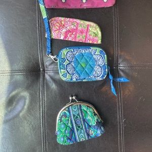 Vera Bradley set (sunglass case wallet clutch )